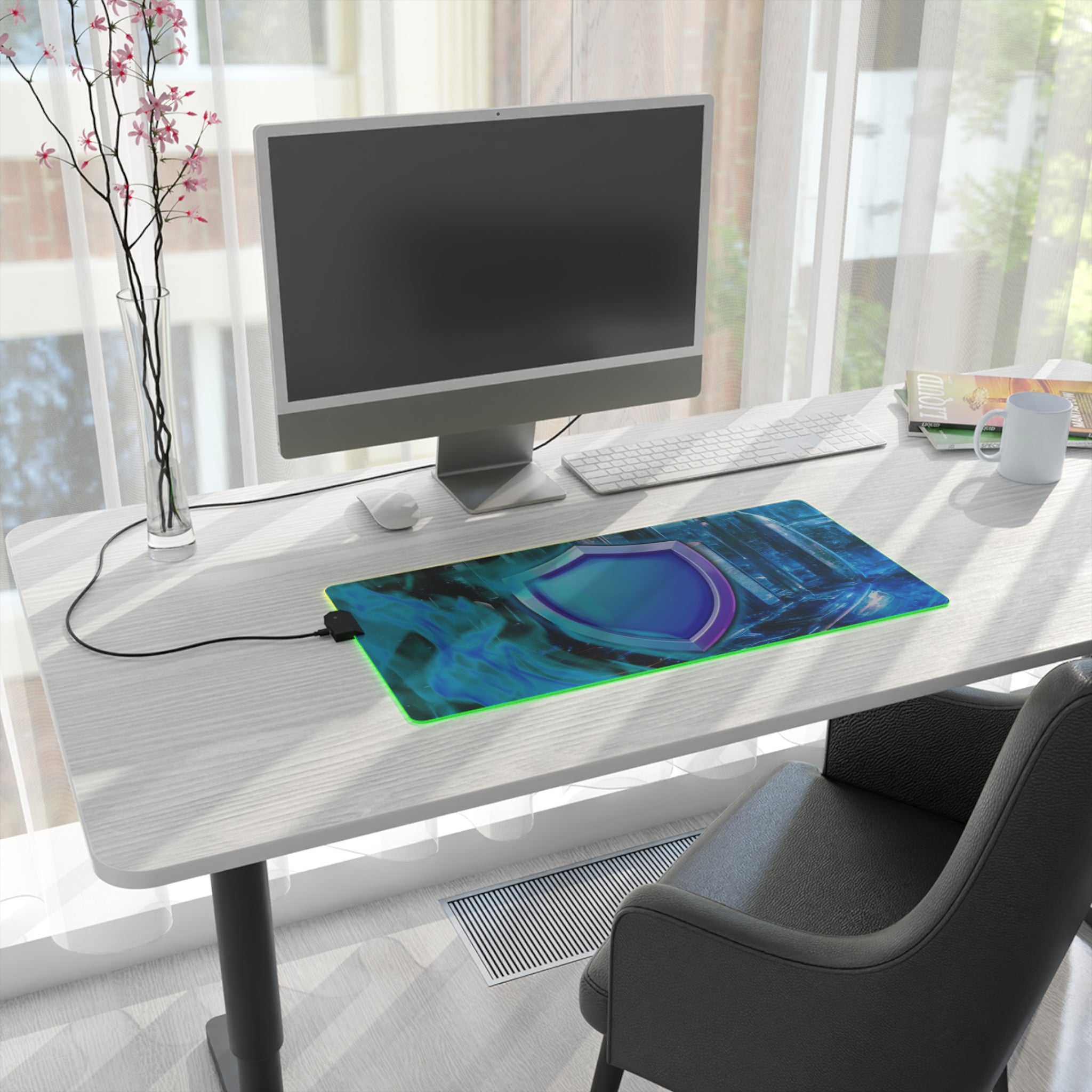 The Official Lua Shield LED Gaming Mouse Pad